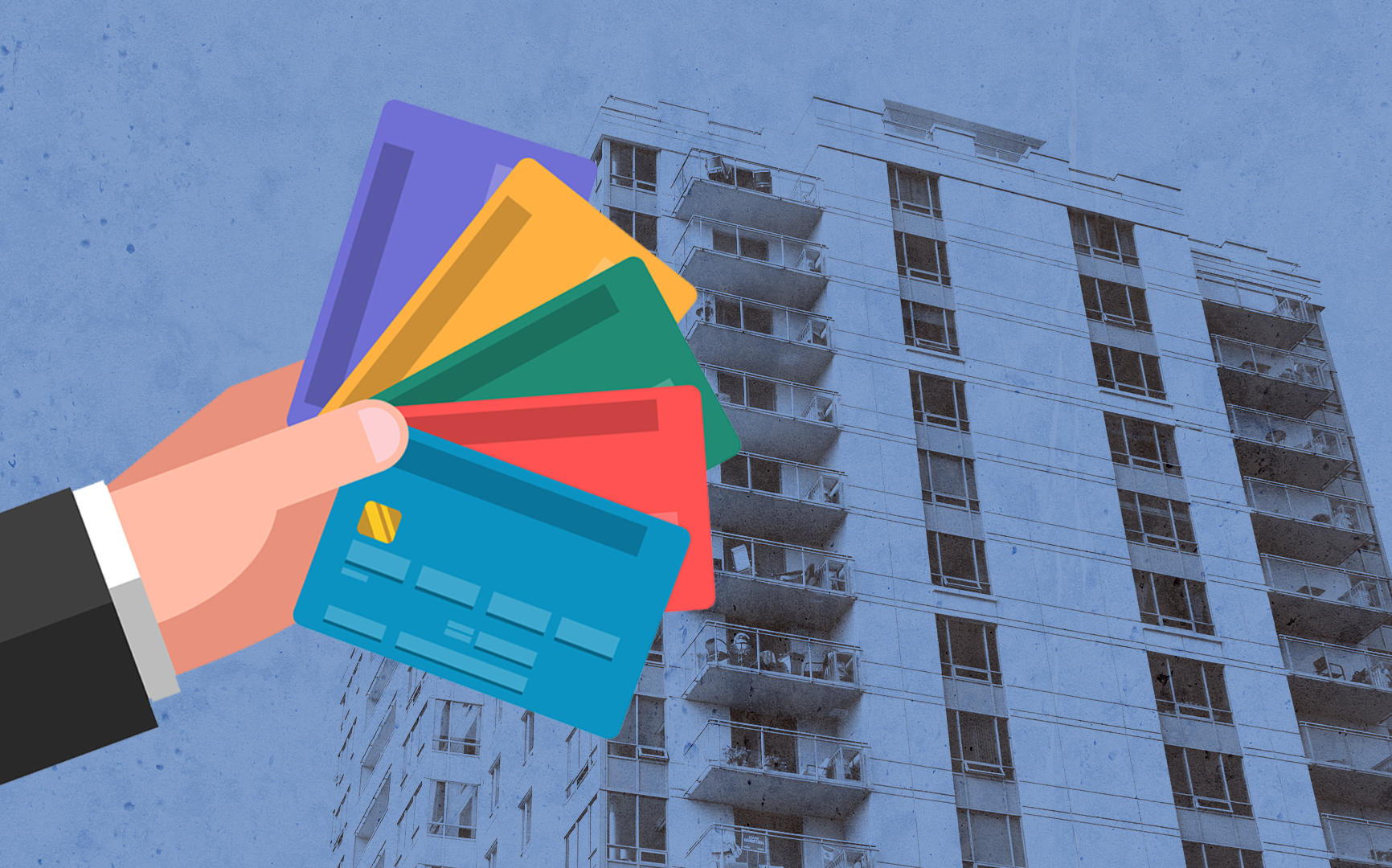 Many of the newly unemployed are relying on credit cards to make their April rent payments, and many landlords are covering transaction fees. (Credit: iStock)