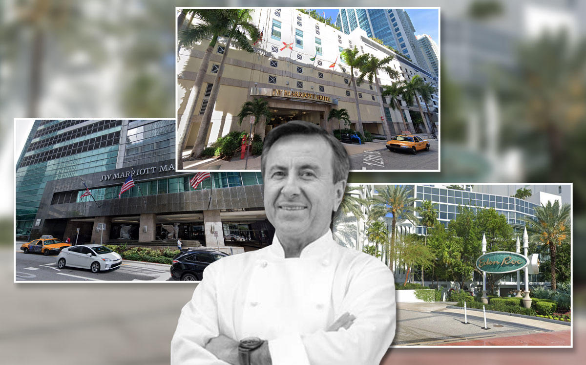 Daniel Boulud with JW Marriott Marquis Miami, JW Marriott Miami and Nobu (Credit :Google Maps)