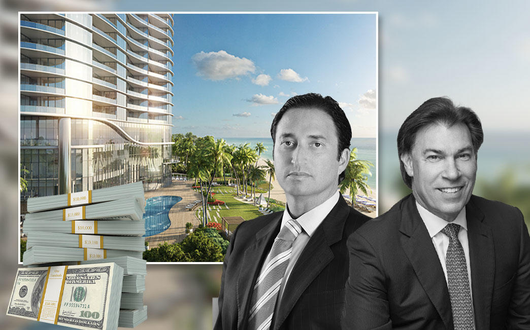 Rendering of the Ritz-Carlton Residences, Sunny Isles Beach with Manuel Grosskopf and Edgardo Defortuna
