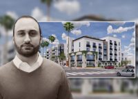 Panorama Group Founder Daniel Kianmahd and a rendering of the project