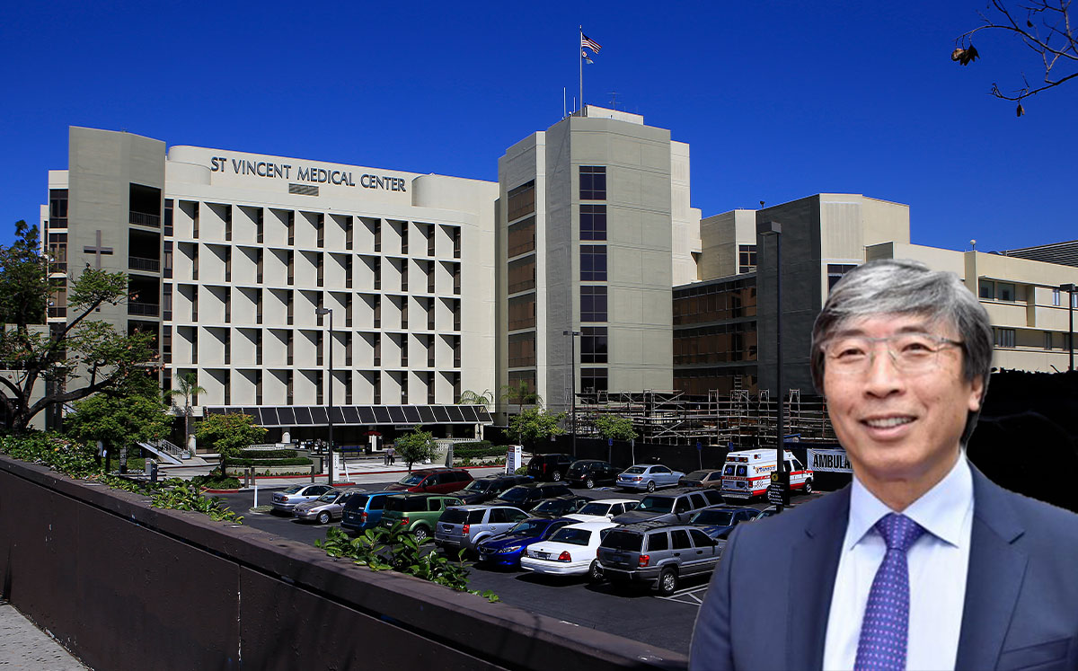 Dr. Patrick Soon-Shiong and St. Vincent Medical Center (Credit: Brian van der Brug/Los Angeles Times via Getty Images)
