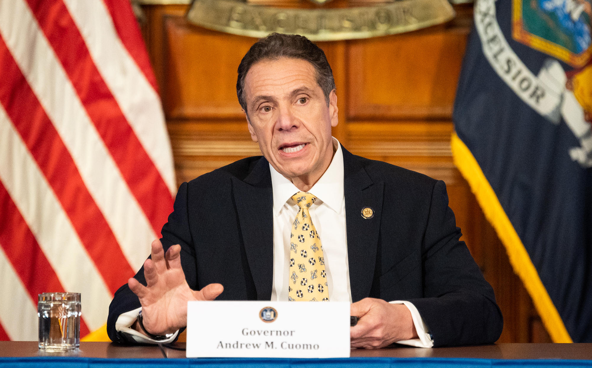 Governor Andrew Cuomo (Credit: Michael Brochstein / Echoes Wire/Barcroft Media via Getty Images)