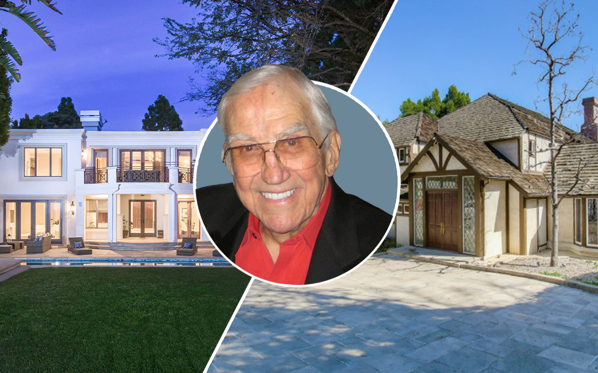 Ed McMahon and his Beverly Hills and Bel Air homes (Credit: Christa Chapman via Flickr, Redfin)