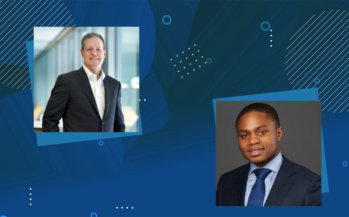 3M CEO Mike Roman and Altaris Capital Partners Principal Garikai Nyaruwata