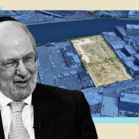  David Bistricer of Clipper Equity and 77 Commercial Street in Greenpoint (REIT and Google Maps)