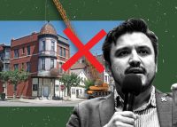 Alderman Byron Sigcho-Lopez wants to create a “demolition-free” district in Pilsen to limit development. (Credit: Getty,  Andrew Jameson via Wikipedia)