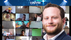 Oli Farago, founder and CEO of the real estate acquisition and asset management tool Coyote Software 
