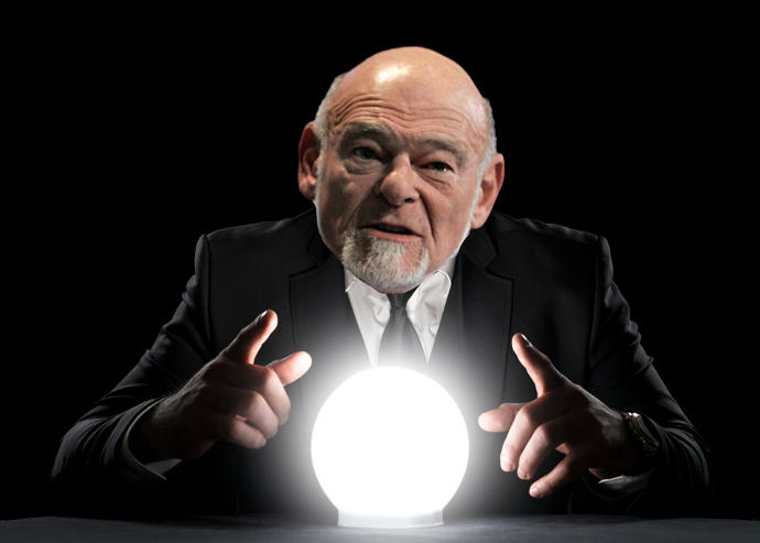 Photo illustration of Sam Zell by The Real Deal