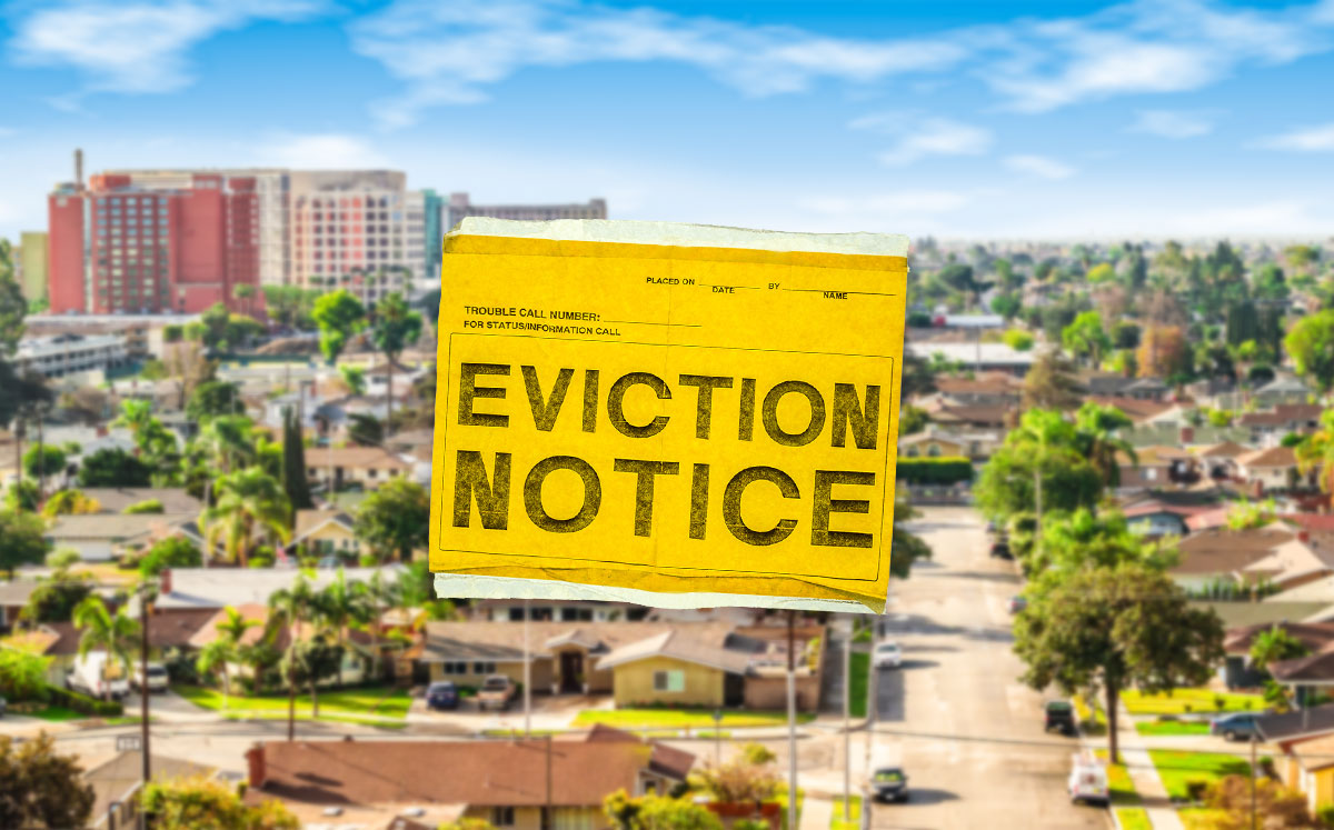 Orange County becomes the first Southern California jurisdiction to restart pre-shutdown eviction orders. (Credit: iStock)