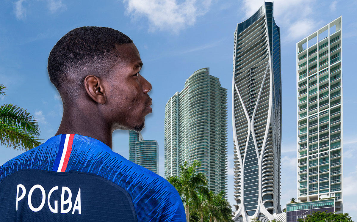 Paul Pogba and One Thousand Museum (Credit: Laurence Griffiths/FIFA via Getty Images)