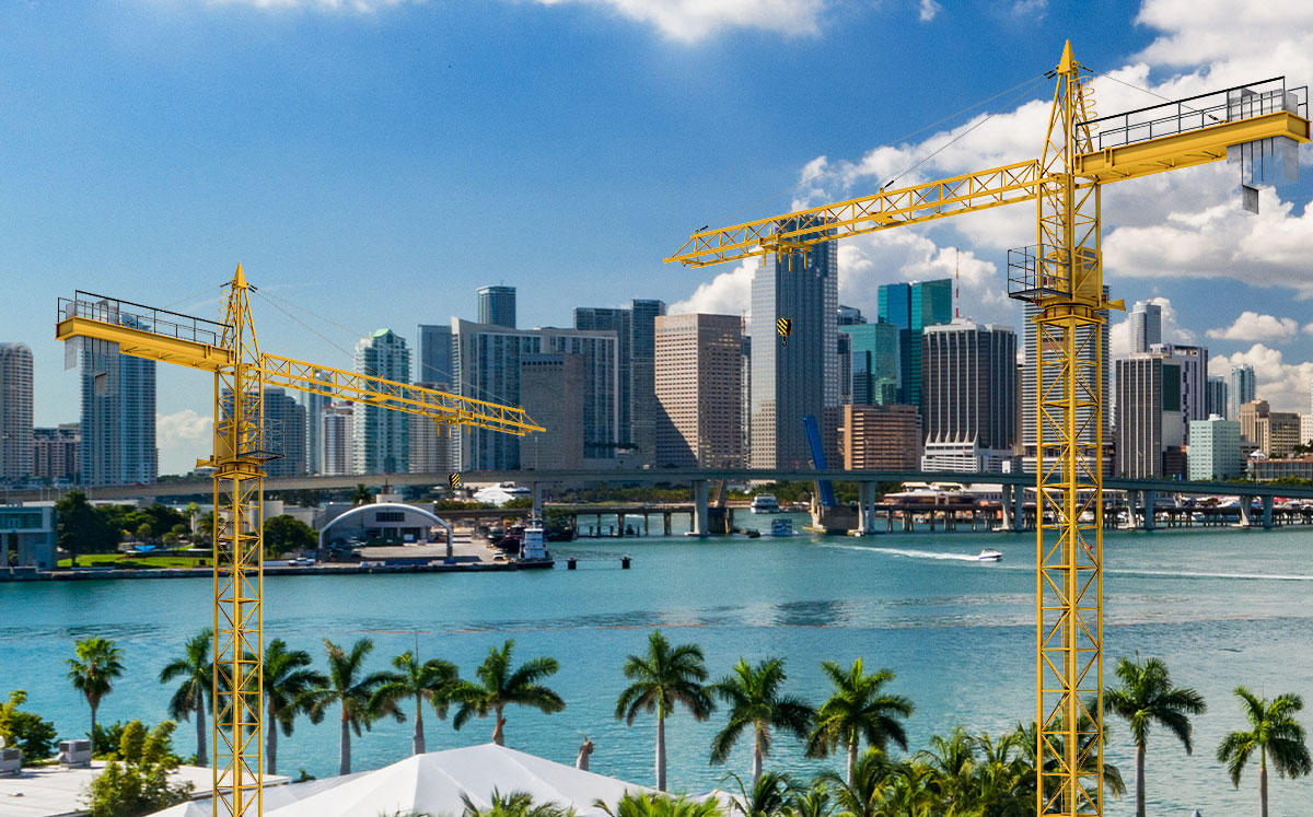 Construction in South Florida fell for the second straight month (Credit: iStock)