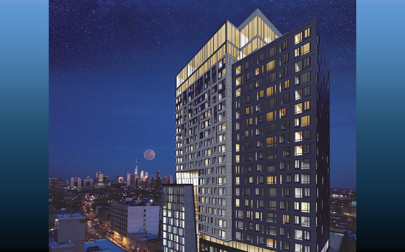 A rendering of Dream Tower