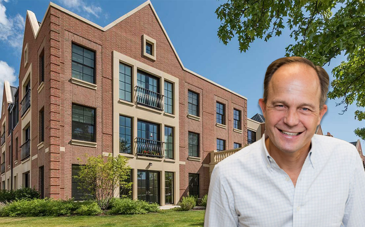 Focus’ Tim Anderson and the Kelmscott Park apartments in downtown Lake Forest