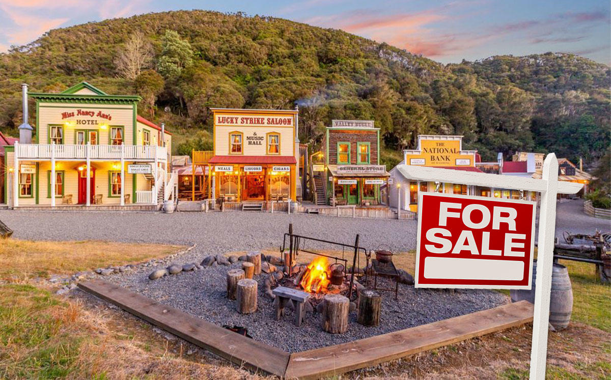 A replica Old West town (Credit: Sotheby's International Realty via Bloomberg)