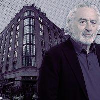 Robert de Niro and 377 Greenwich Street (Getty, Google Maps)