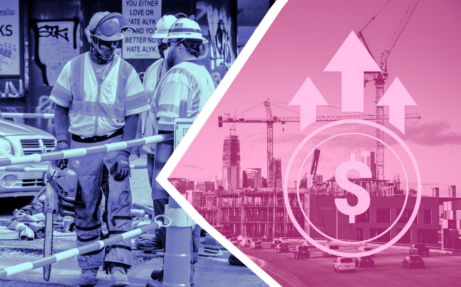 A new report shows that construction costs have kept rising during the pandemic but that unemployment in the industry, which spiked early, has recovered somewhat. (Getty; iStock)