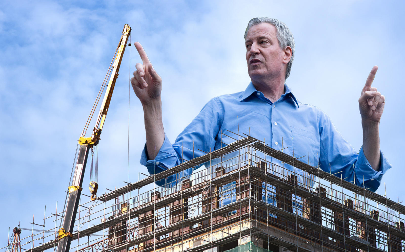 Mayor Bill de Blasio is pushing for a proposal that would severely limit hotel construction throughout the city (Getty, iStock)