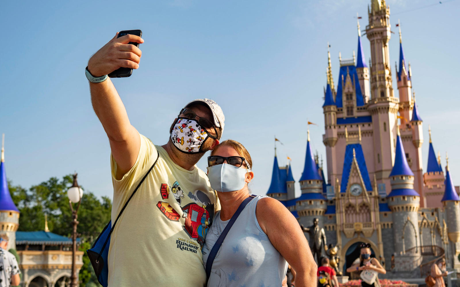 A recent Cowen and Company report projects a 47 percent drop in attendance at Disney-owned parks next year and a 35 percent drop the year after. (Getty)