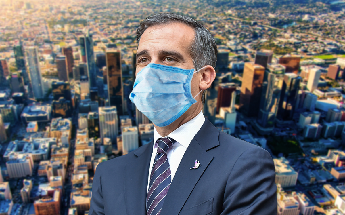 Los Angeles Mayor Eric Garcetti (Credit: Brandon Williams/FilmMagic)