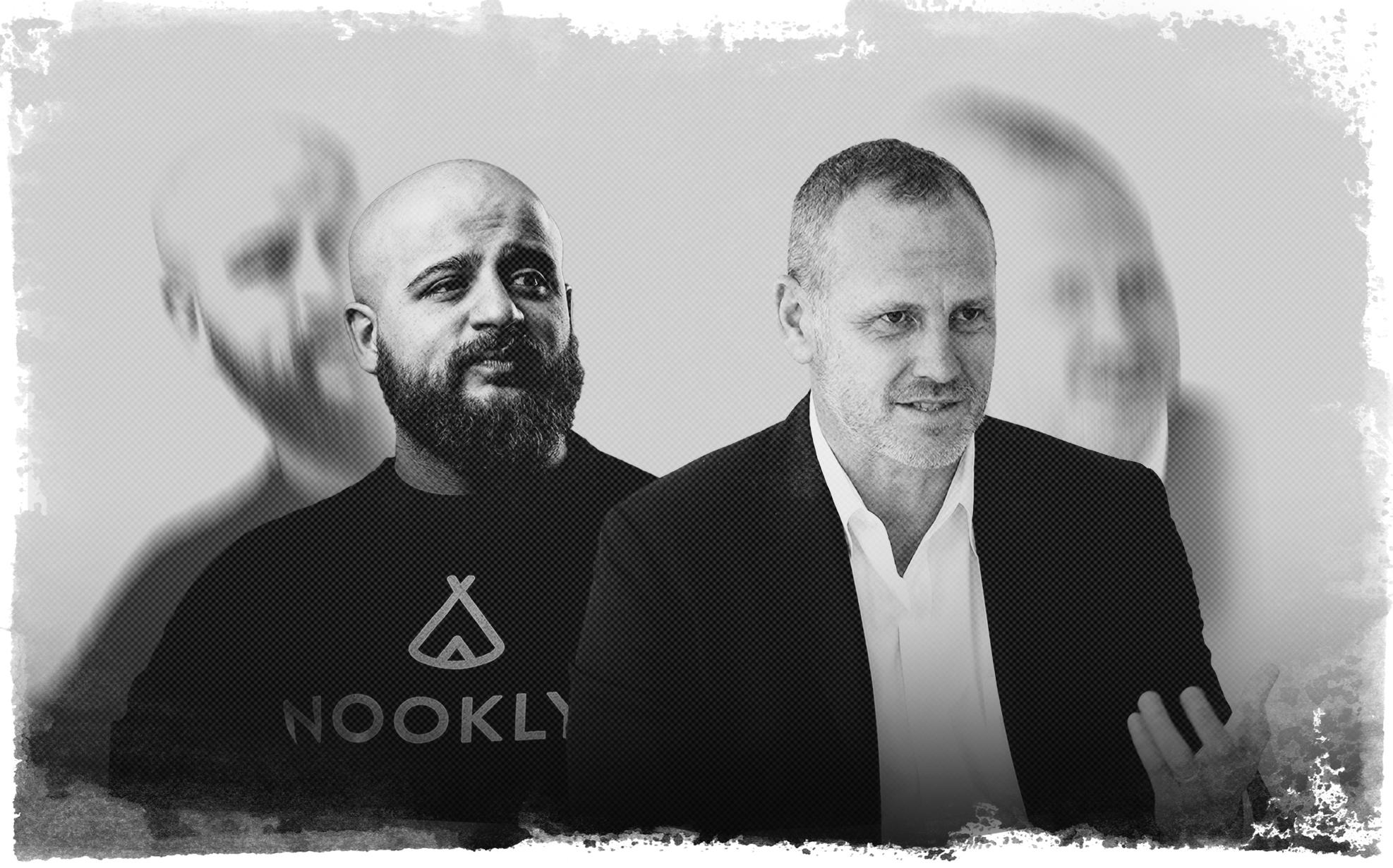 Nooklyn CEO Moiz Malik and CORE CEO Shaun Osher (Nooklyn, Getty)