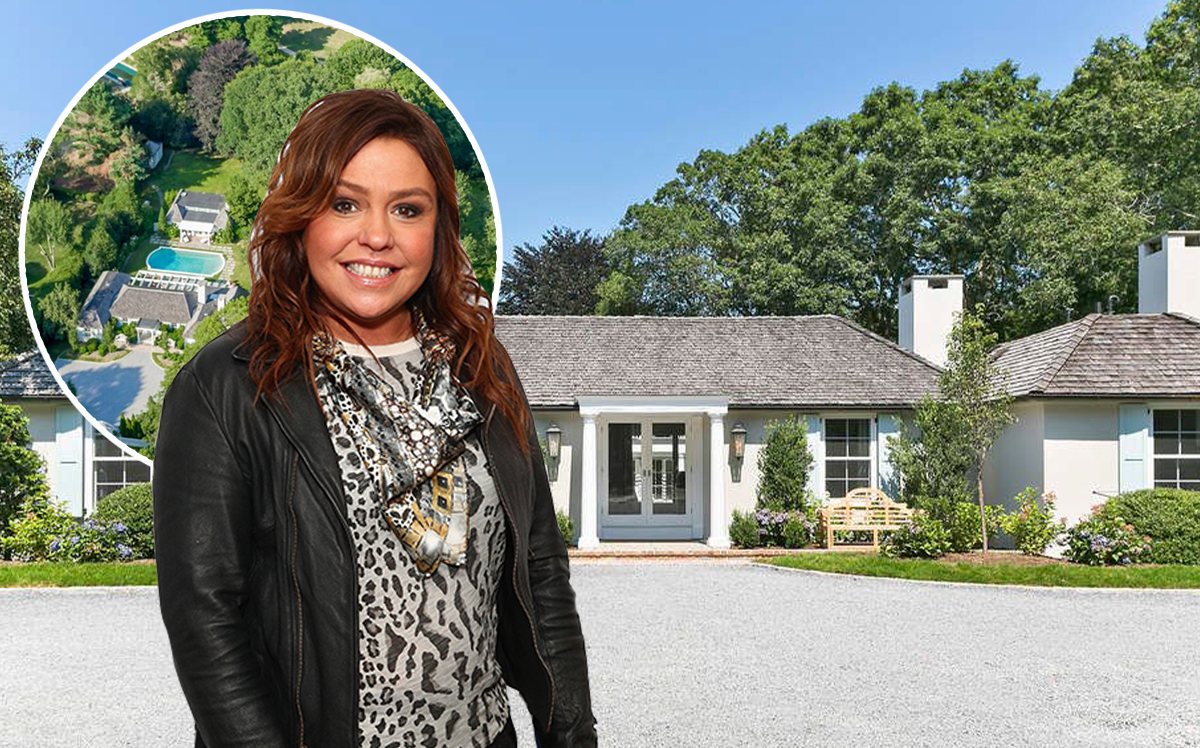 Rachael Ray and her Southampton home (Getty, Sotheby's)