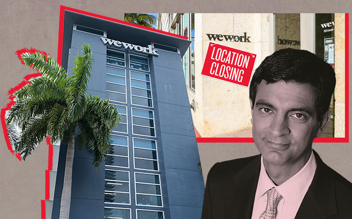 WeWork Lenox Avenue, WeWork Lincoln Road and CEO Sandeep Mathrani (Lenox location by Katherine Kallergis, WeWork, iStock)