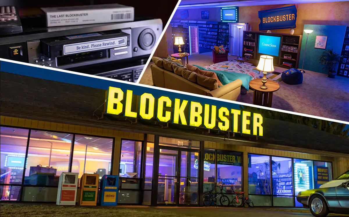 The last Blockbuster in Bend, Oregon (Airbnb)