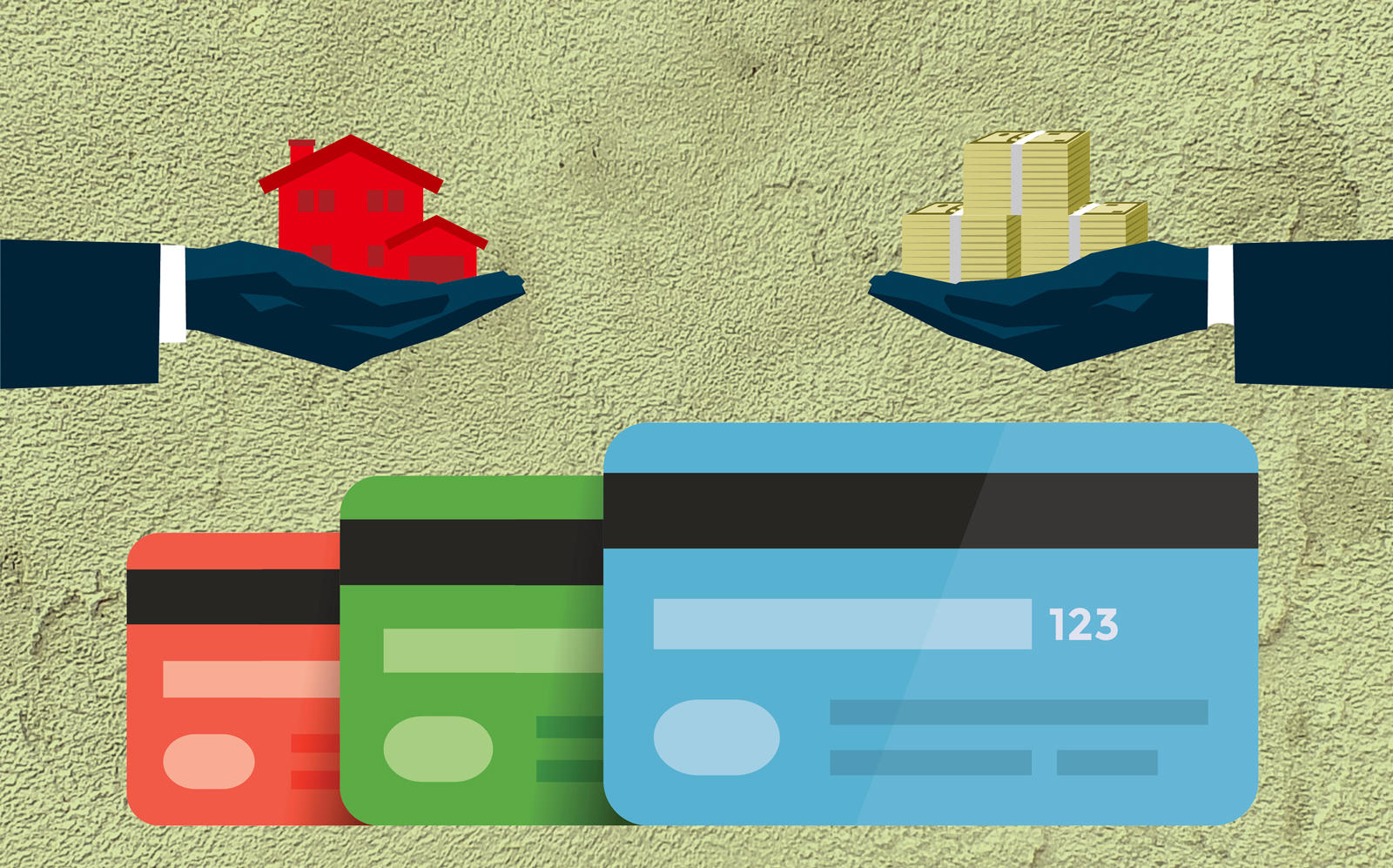 Cash-strapped mortgage borrowers are paying off credit cards and other consumer debt instead because those bills are lower (iStock)