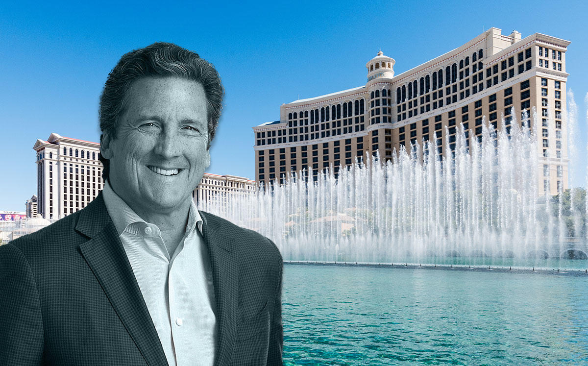 MGM CEO William Hornbuckle and the Bellagio resort