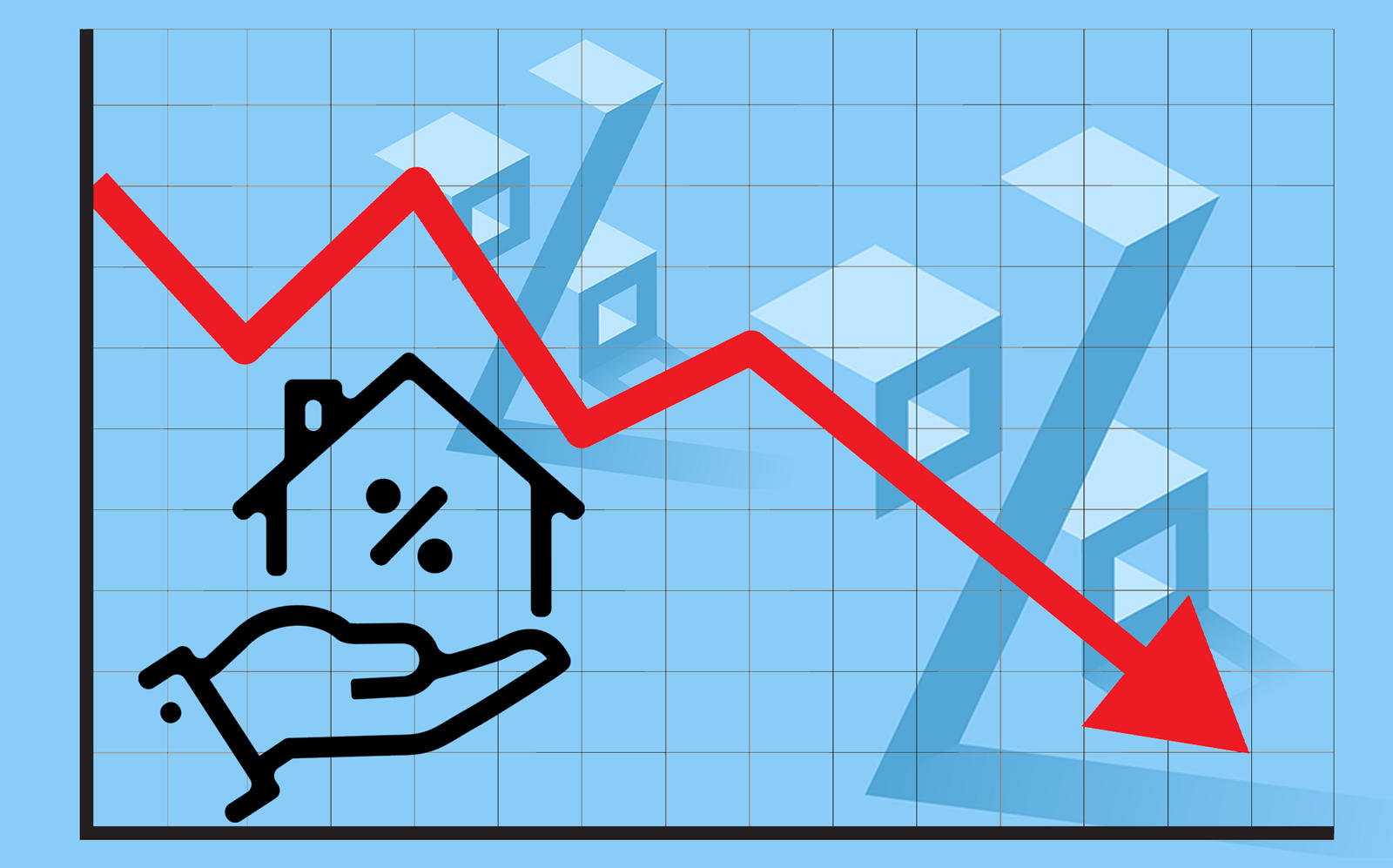 The rate on the 30-year mortgage fell to 2.88 percent, the lowest rate in 50 years (iStock)