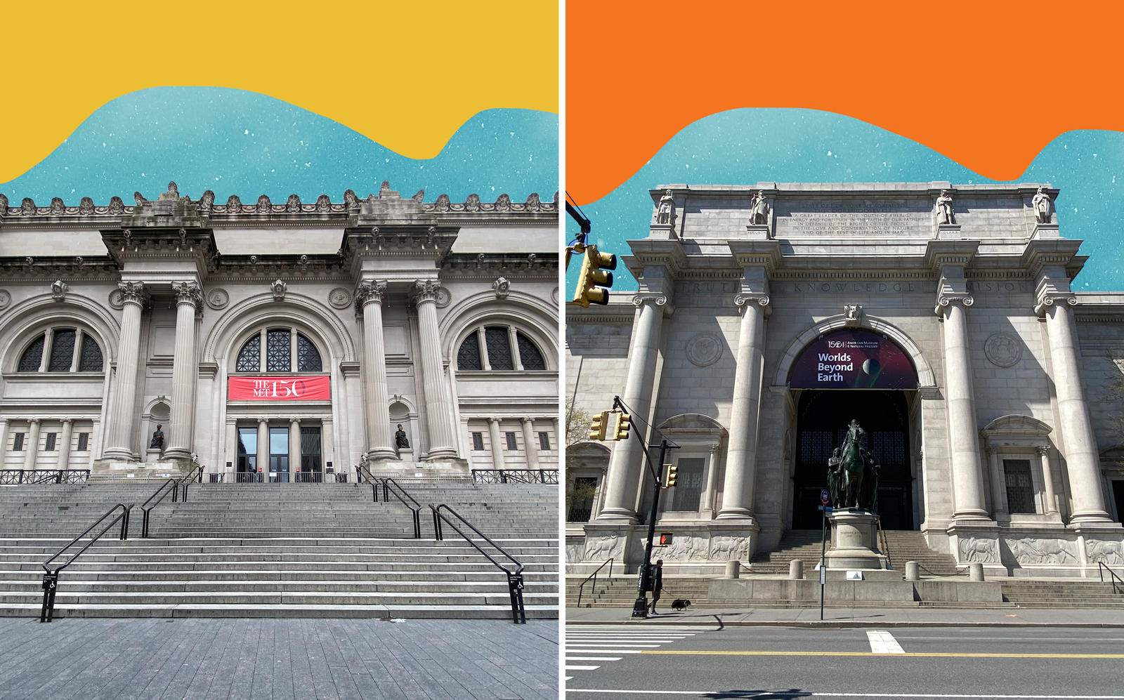 The Metropolitan Museum of Art and The American Museum of Natural History (Photos by Rob Kim/Getty Images)