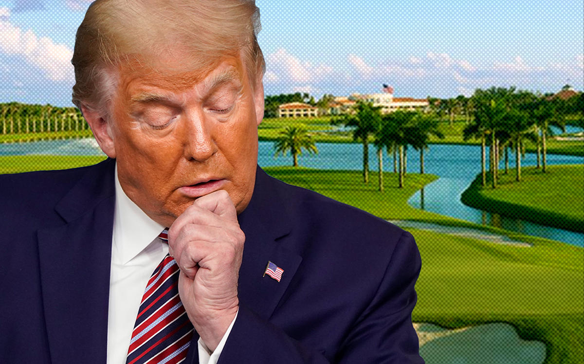Donald Trump and the Trump National Doral golf course (Getty, Trump Hotels)