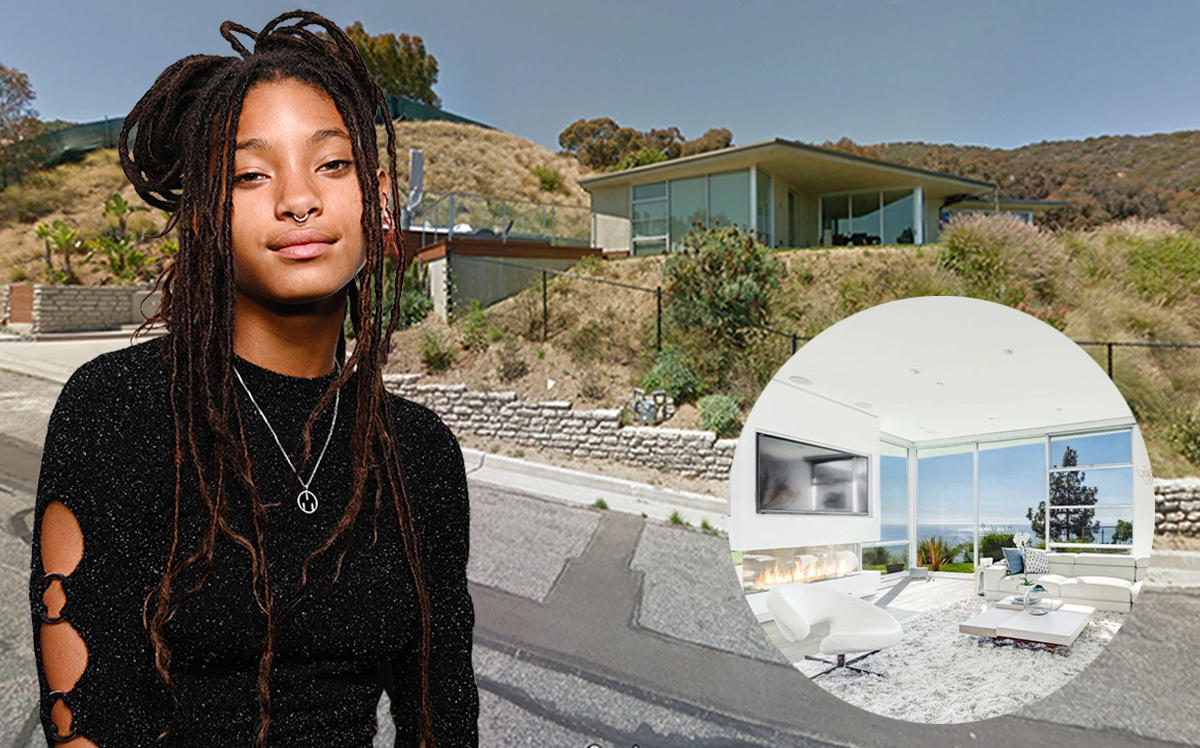 Willow Smith and her Malibu home (Getty, Google Maps, Realtor)