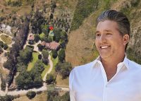 Chris Cortazzo and the property (Credit: Google Maps)