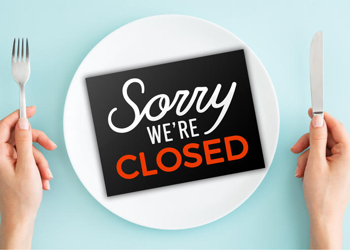 A survey finds 64% of New York restaurants expect to close by end of the year (iStock)