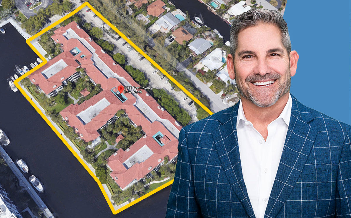 Grant Cardone and 3300 Port Royale Drive North, Fort Lauderdale (Credit: Google Maps)