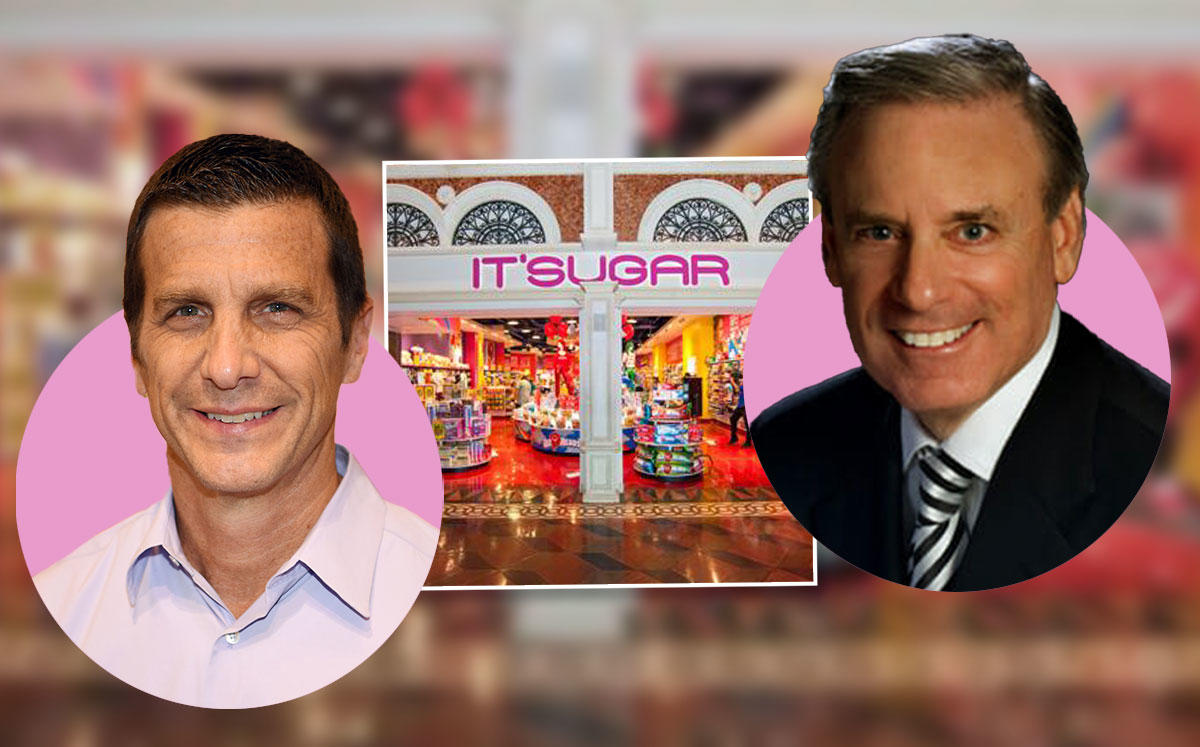 Founder and CEO of IT'SUGAR Jeff Rubin, and BBX CEO Alan Levan (Credit: Denise Truscello/Getty Images)