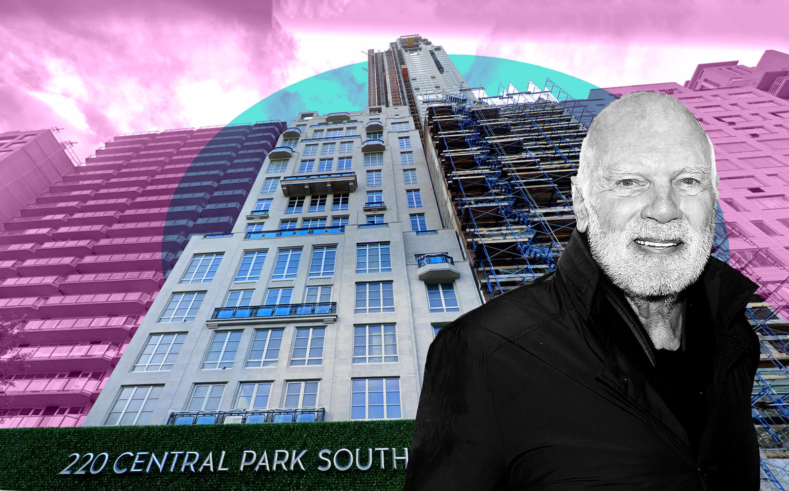 220 Central Park South and Vornado chairman Steven Roth (Credit: Google Maps and Getty Images)