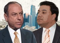 A photo illustration of Ron Zeff and Jose Huizar (Credit: Desiree Stone/Getty Images, and iStock)