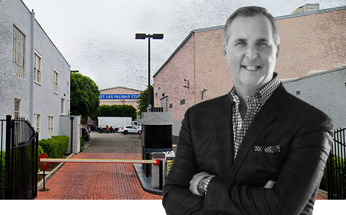 Hudson Pacific Properties CEO Victor Coleman and Sunset Las Palmas Studios (Google Maps, iStock)