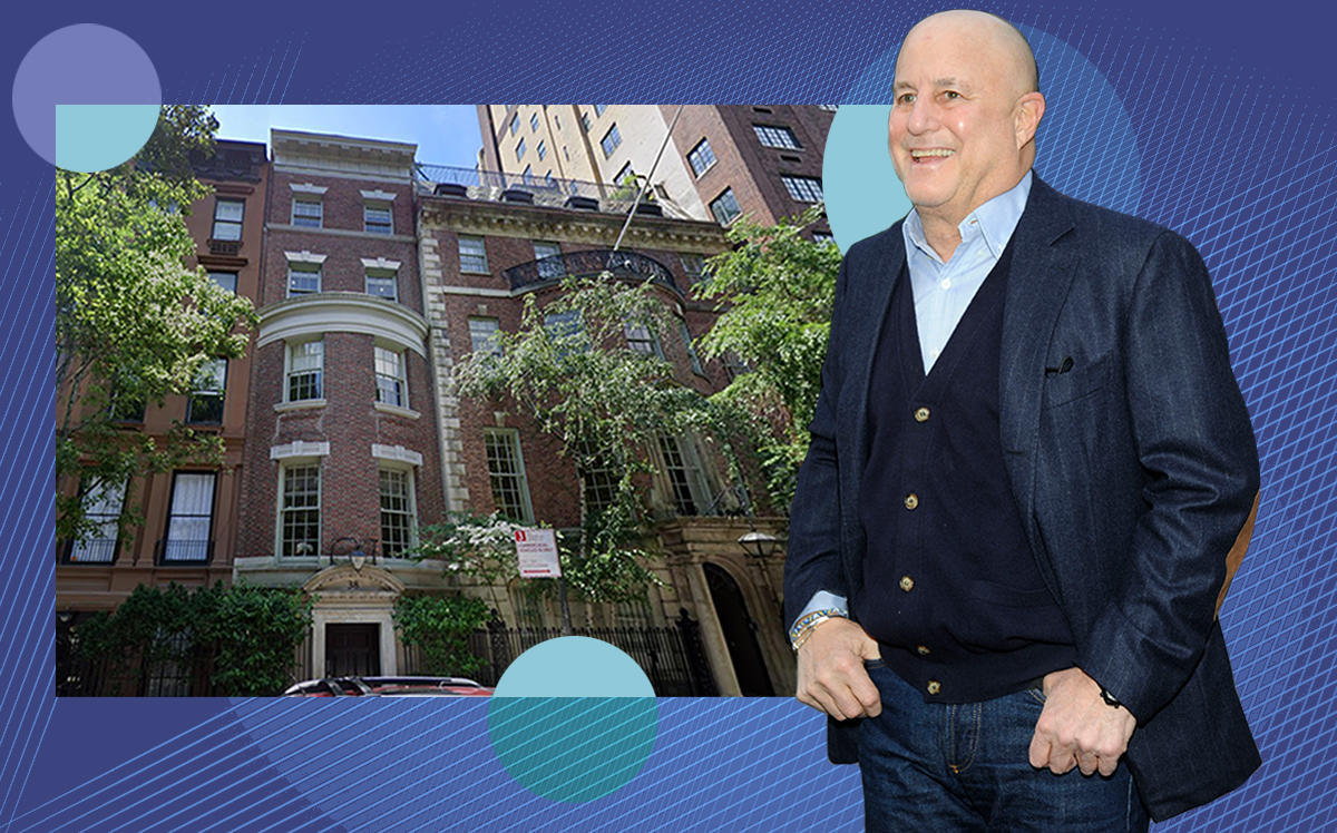 Ron Perelman and 36-38 East 63rd Street (Getty, Google Maps)
