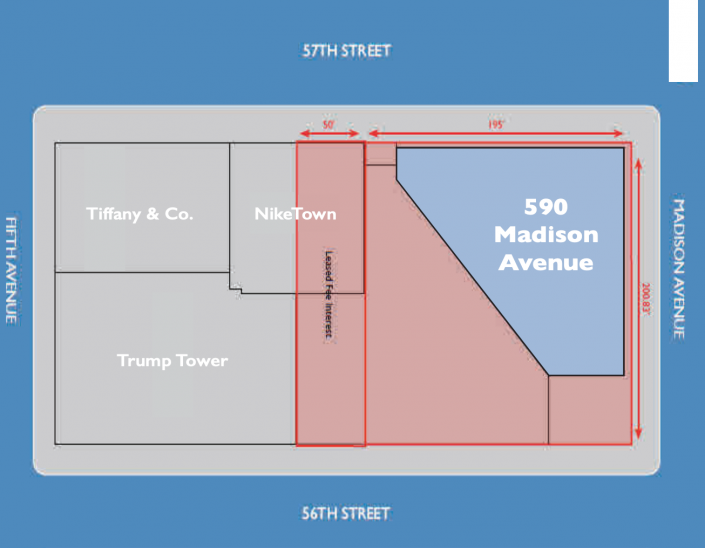 Diagram illustrating STRS Ohio’s ground lease with the Trump Org. Source: Loan prospectus via Trepp