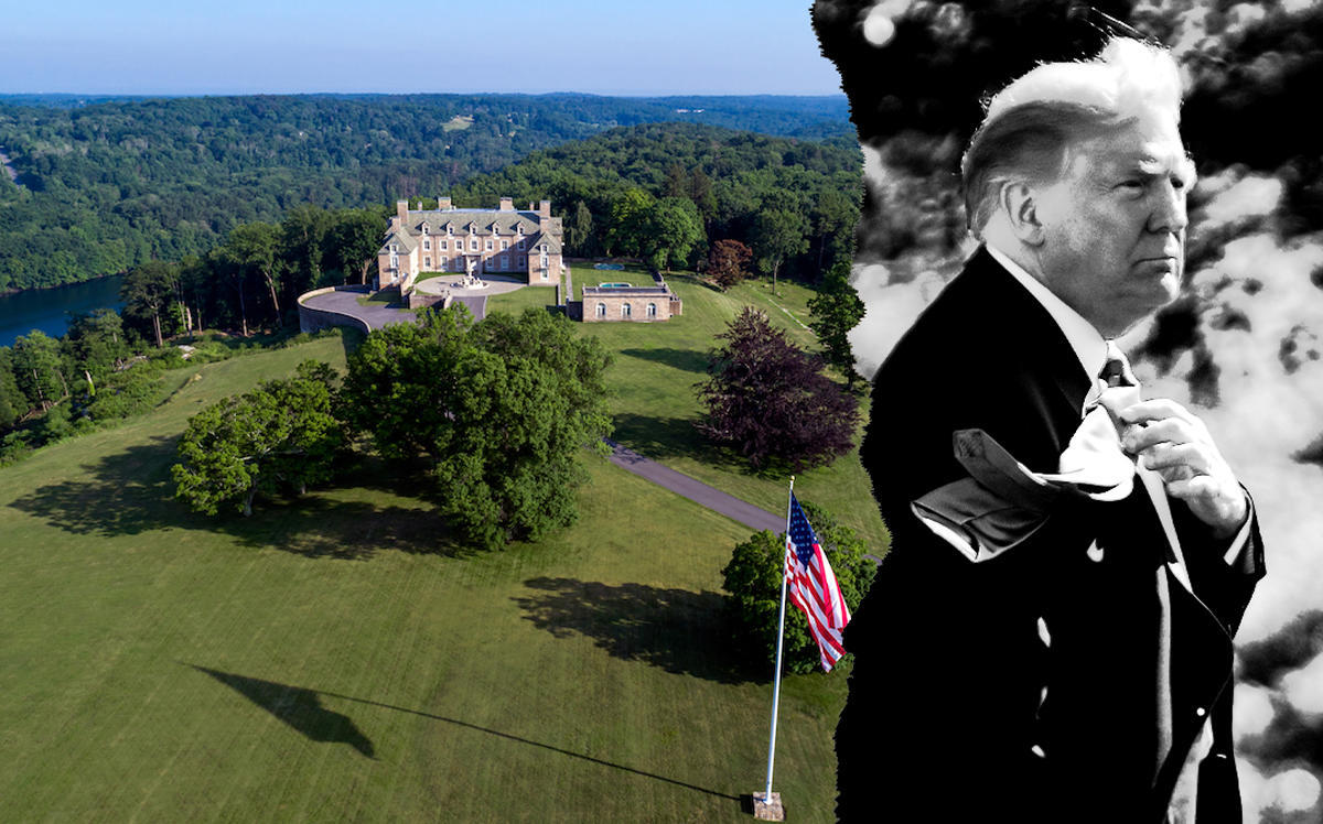 Seven Springs in Westchester and Donald Trump (Getty; Trump Org)