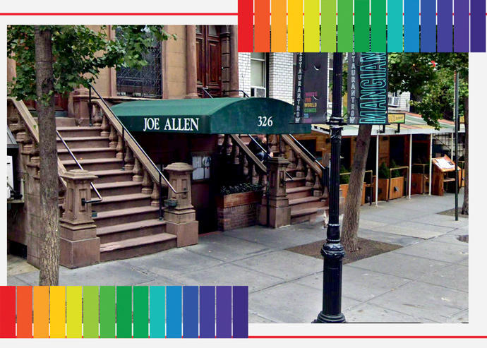 Joe Allen on 326 46th Street (Google Maps; iStock)