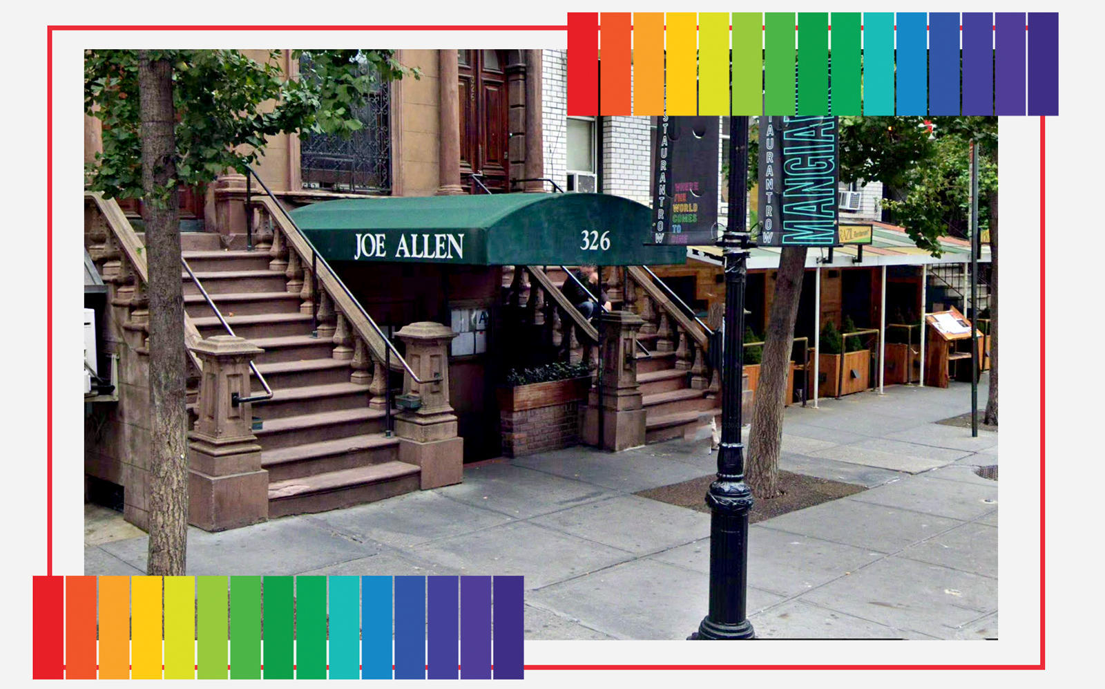 Joe Allen on 326 46th Street (Google Maps; iStock)