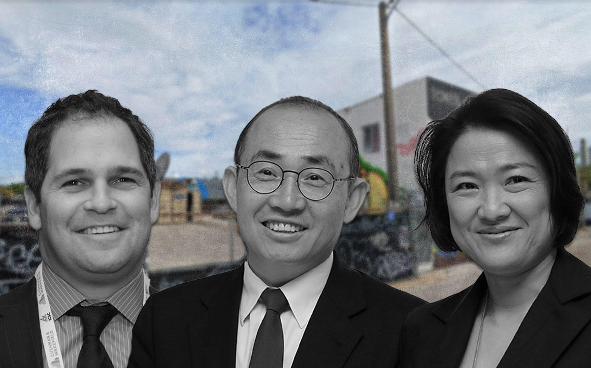 From left: Benjamin Bernstein, Pan Shiyi, and Zhang Xin (Credit: Google Maps, Dickson Lee/South China Morning Post via Getty Images)