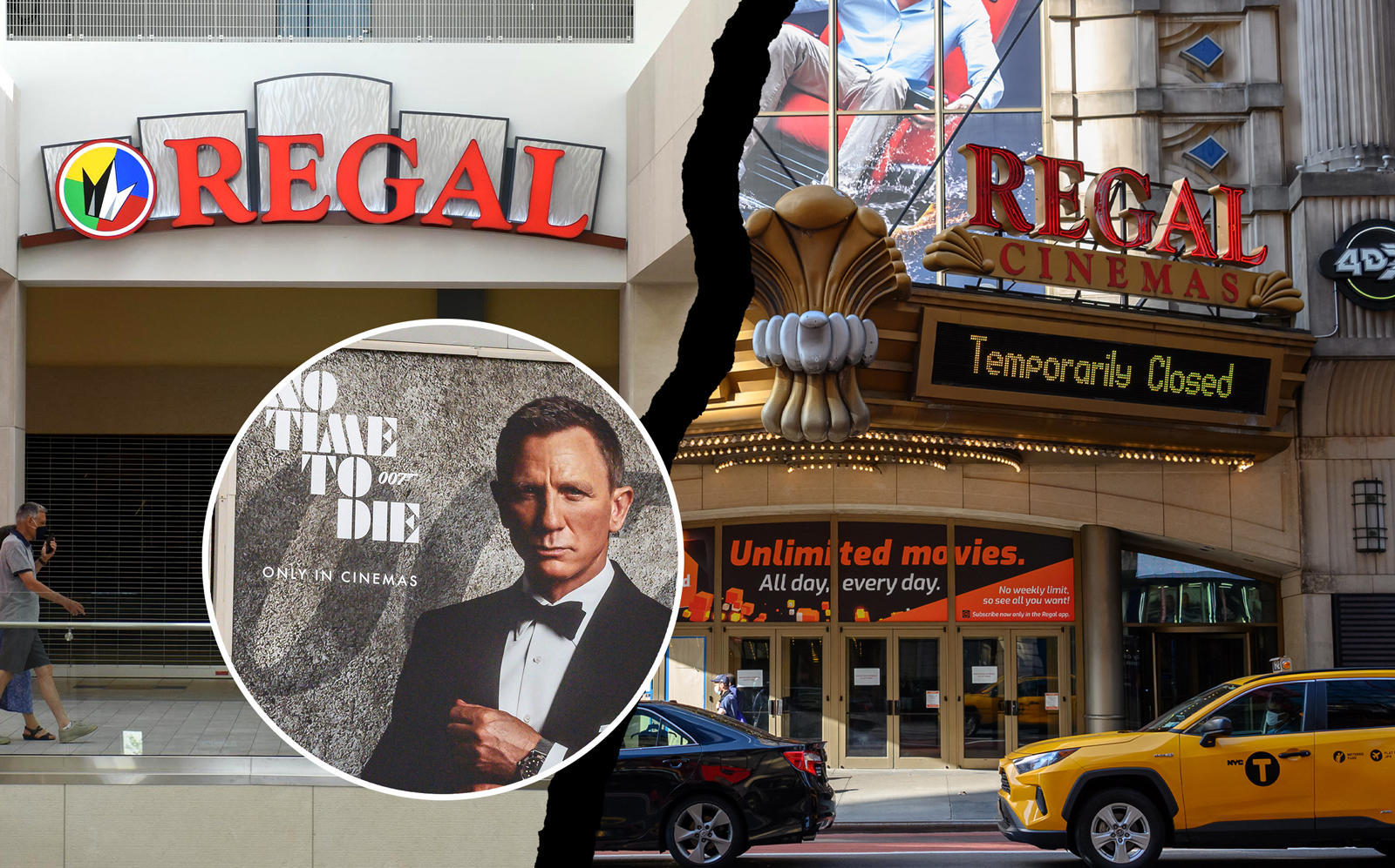 The Regal Cinemas chain will suspend operations at all of its US movie theaters (Getty)