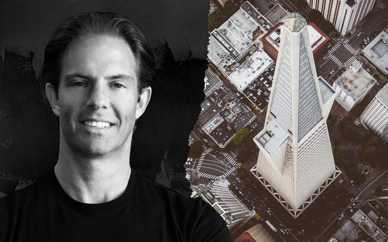 Michael Shvo and the Transamerica Building in San Francisco and  (Unsplash)