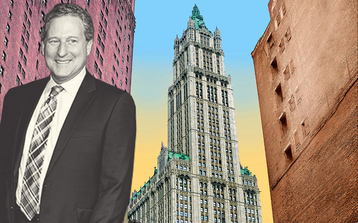 Alchemy Properties President Kenneth Horn and the Woolworth Building (Getty)
