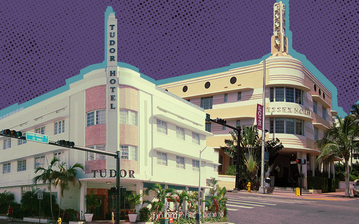 Tudor House Art Deco and Essex House hotels (Wikipedia Commons)